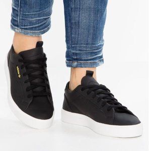 Adidas Sleek Leather Sneakers